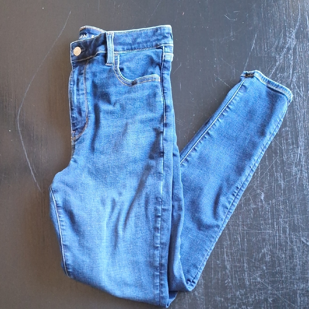 American Eagle Outfitters Women's Medium Blue Jeggins